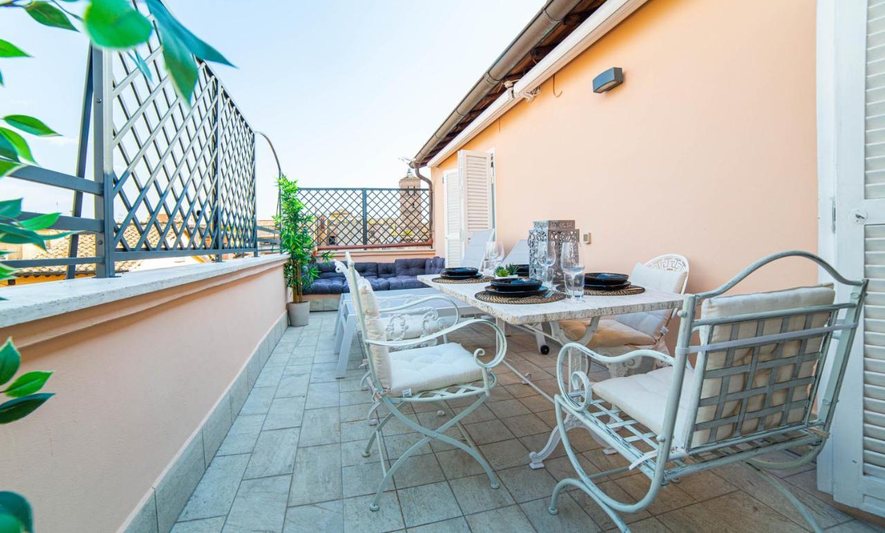 Luxury Top Floor In Trastevere 로마 외부 사진
