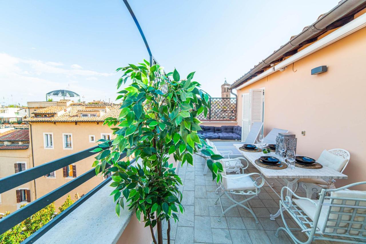Luxury Top Floor In Trastevere 로마 외부 사진