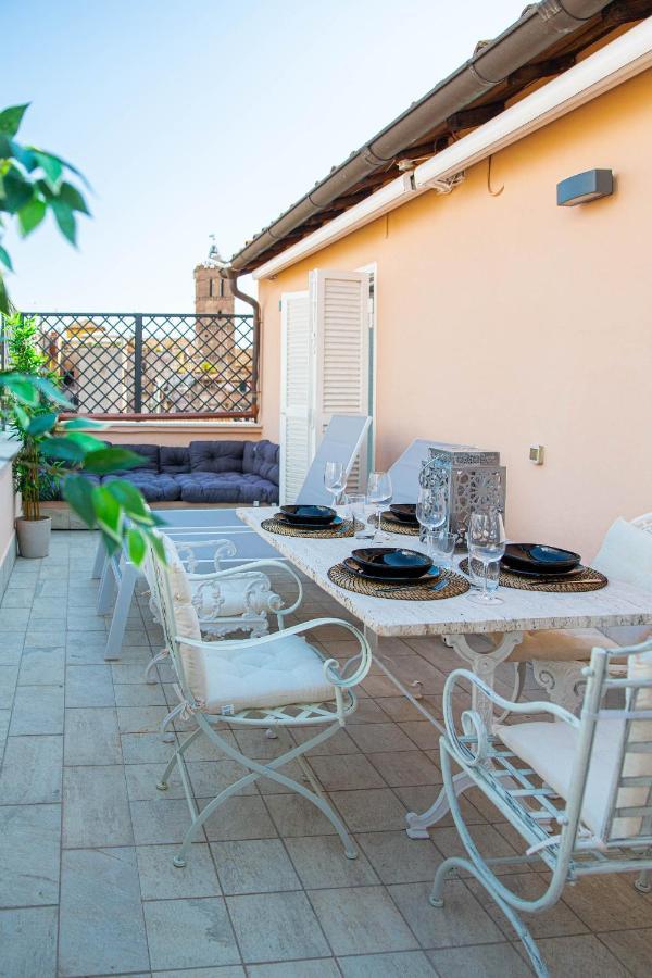 Luxury Top Floor In Trastevere 로마 외부 사진