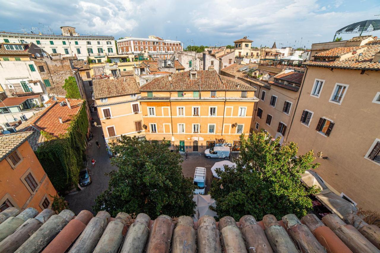 Luxury Top Floor In Trastevere 로마 외부 사진