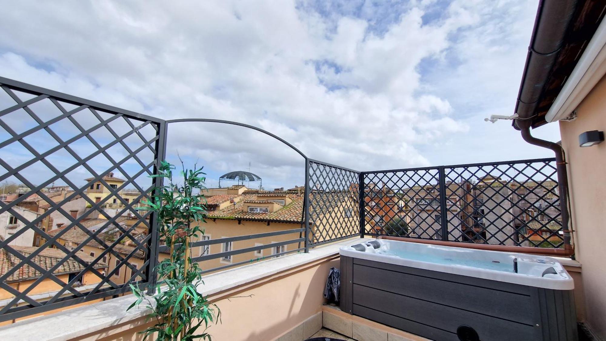 Luxury Top Floor In Trastevere 로마 외부 사진