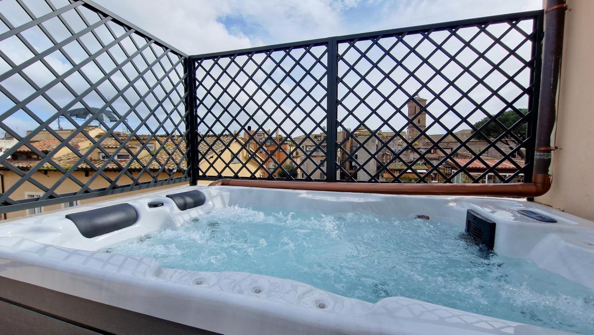 Luxury Top Floor In Trastevere 로마 외부 사진